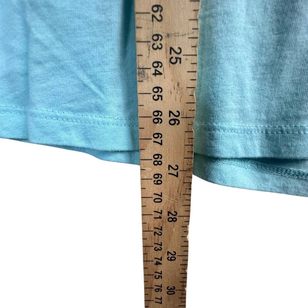 Roamans Plus Size Mint Green Lattice‎ Back Long Sleeve Tunic Top M 1416 - Picture 2 of 8